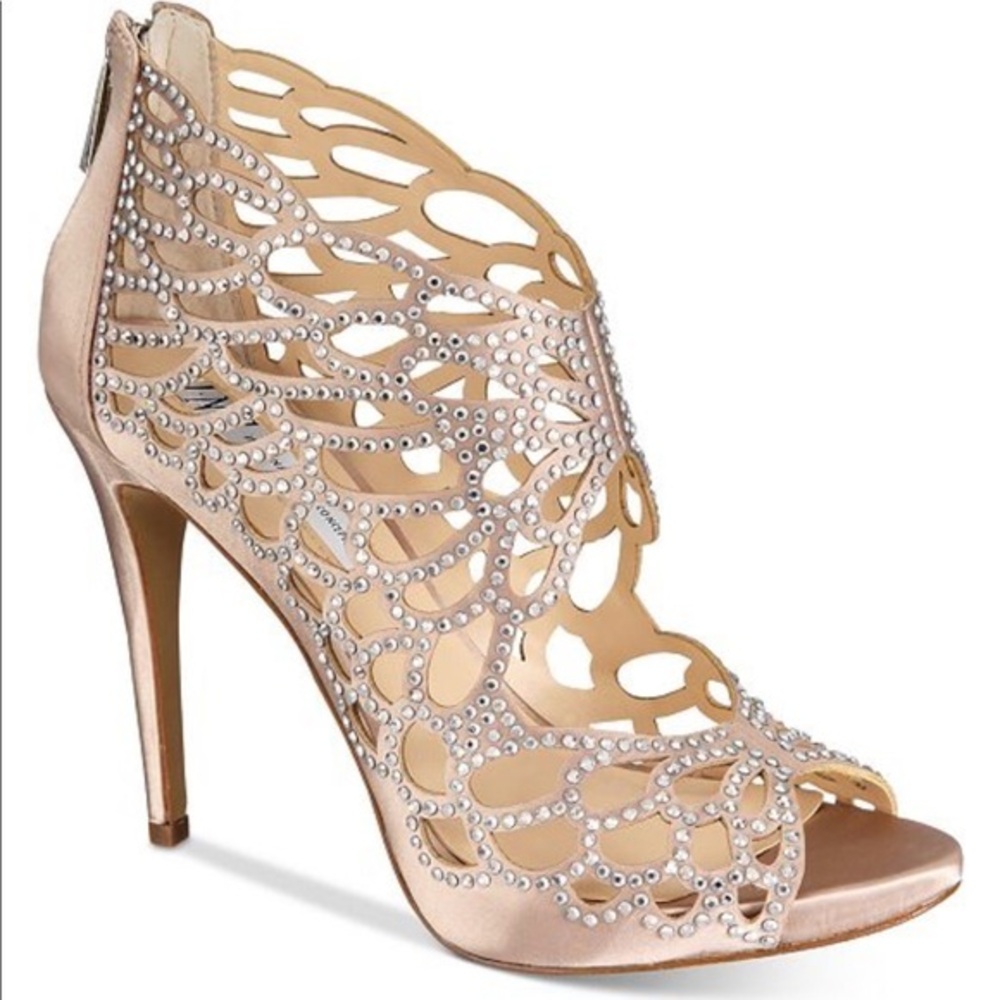 INC Women’s Saranebis Bisque High Heel Shoes Beige